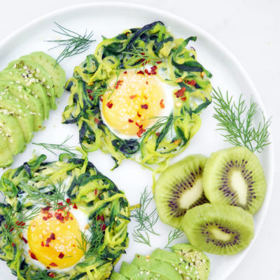 Pasture-Raised Egg Zoodle Nests