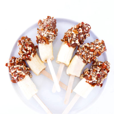 3-Ingredient Chocolate-Dipped Banana Pops