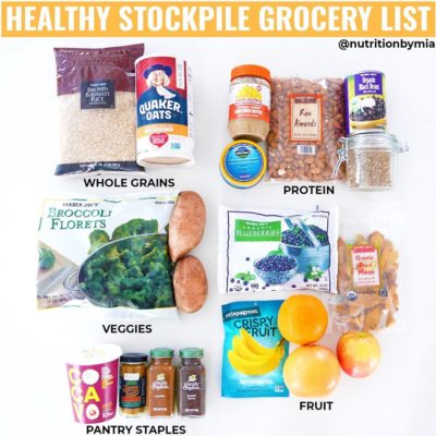 Healthy Foods to Stockpile for Quarantining