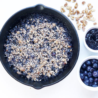 Blueberry Crumble Skillet