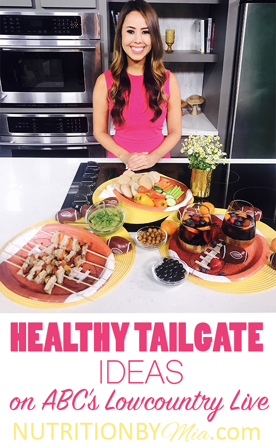 TV Registered Dietitian Nutritionist Mia Syn Healthy Tailgate