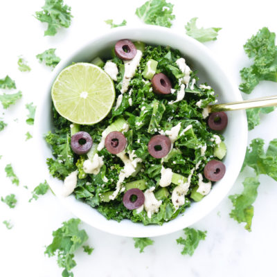 Lime Tahini Kale Salad