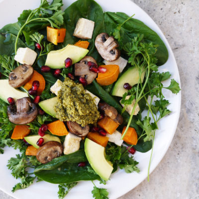 Winter Vegetarian Salad and “Ask Mia” Series