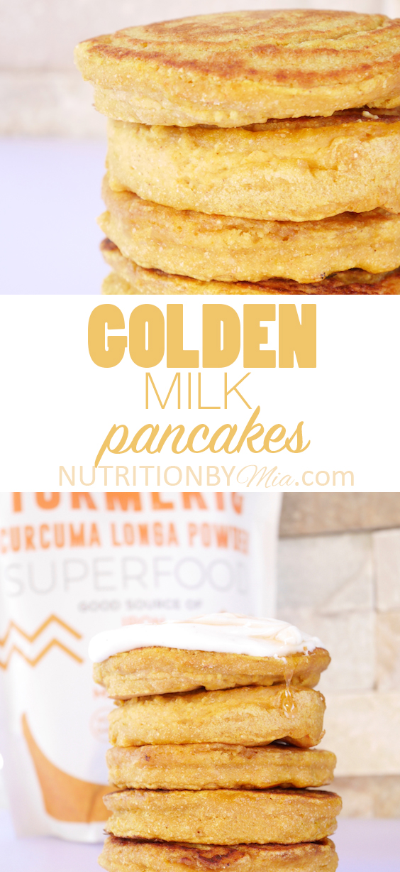 Golden Milk Pancakes Suncore Foods Turmeric Powder