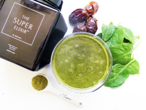 Date and Spinach Super Elixir Smoothie