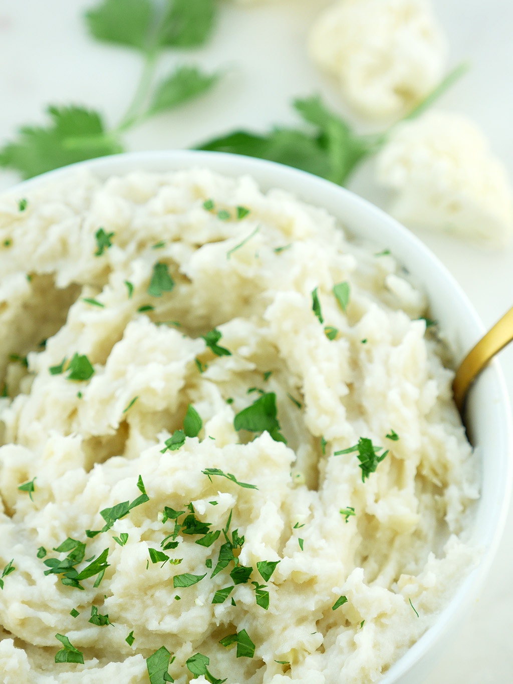 Parsnip and Cauliflower Mashed Potatoes Pacific Foods Cashew Non-Dairy Beverage