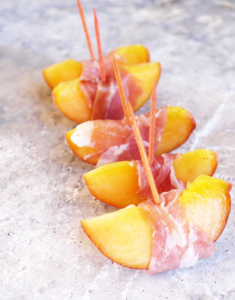 Prosciutto-Wrapped Peaches
