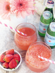 Sparkling Strawberry Cocktails